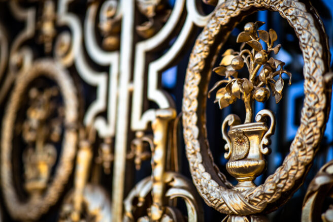 Gouden hek foto paleis het loo